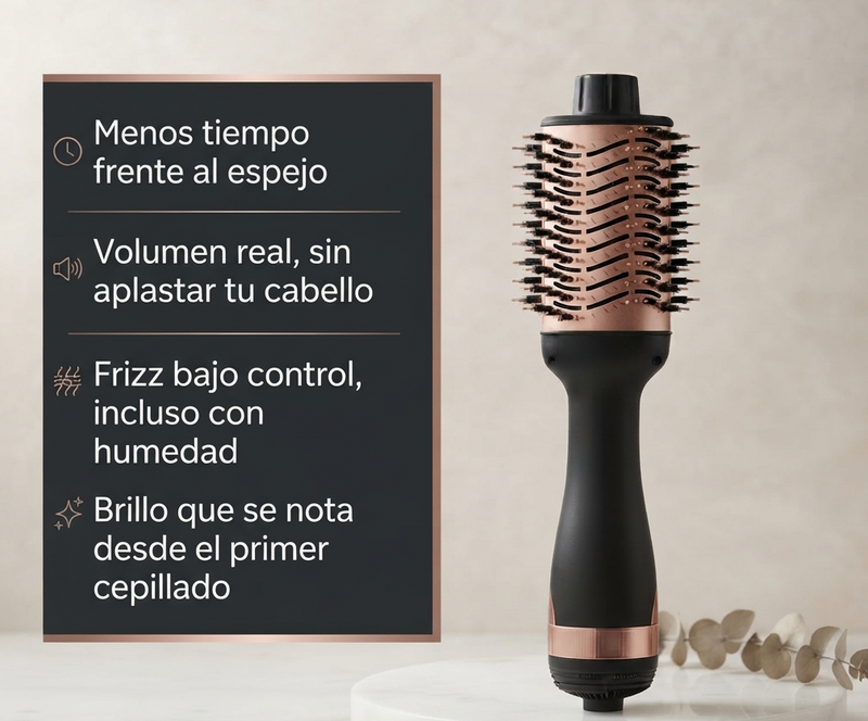 Cepillo Secador de Keratina Pro